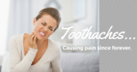 woman with a toothache